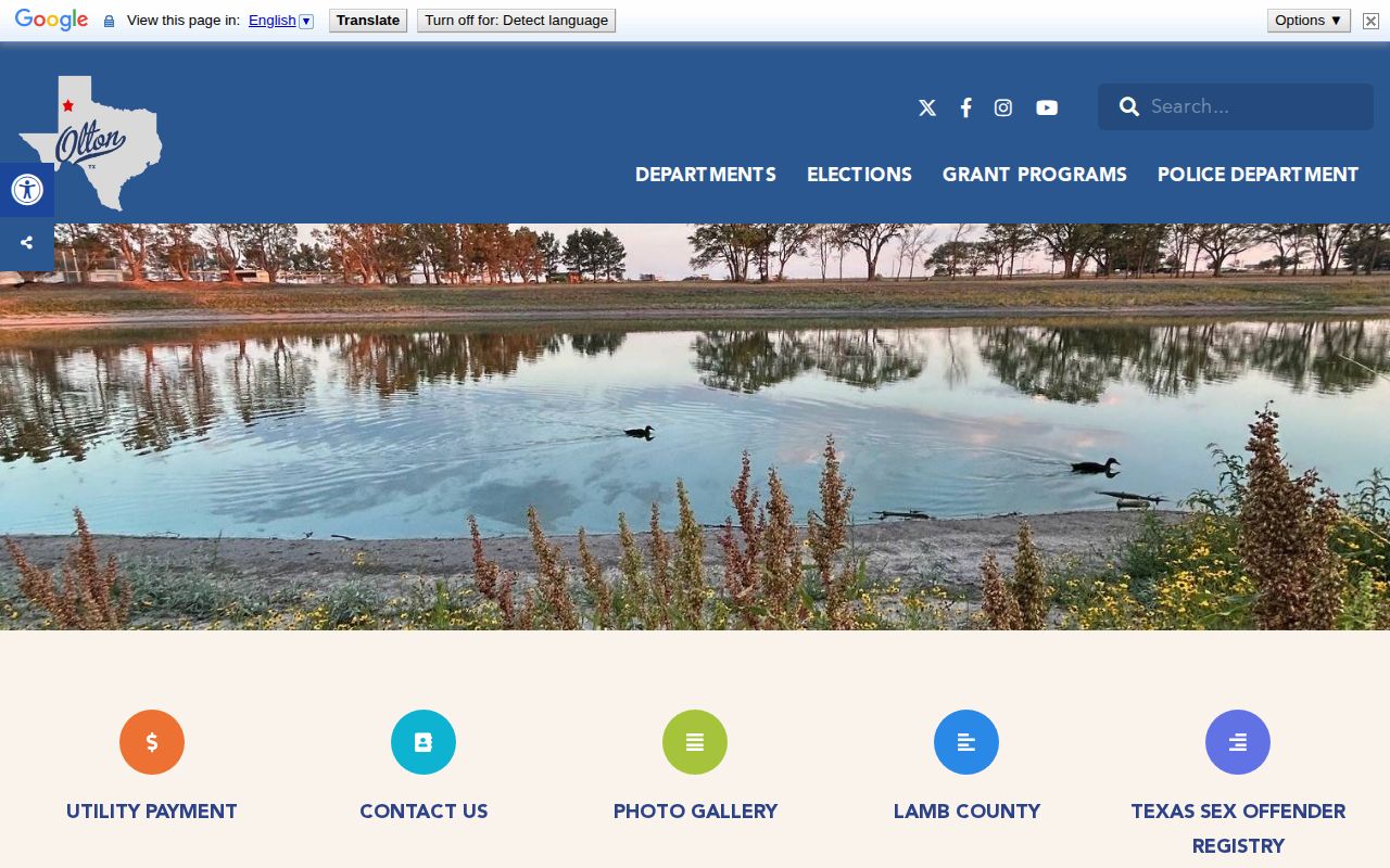 Lamb County Olton city public records contact source